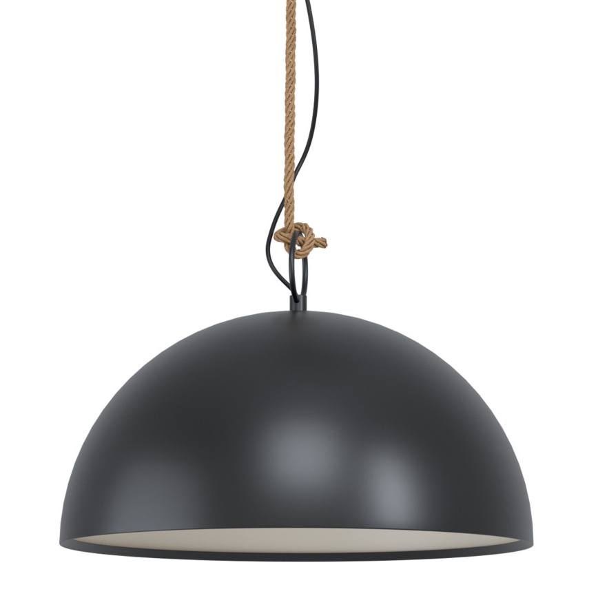 Eglo 43396 - Ljuskrona med snöre HODSOLL 1xE27/40W/230V