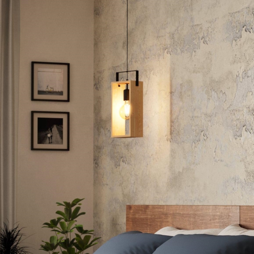 Eglo 43413 - Ljuskrona med snöre FAMBOROUGH 1xE27/40W/230V