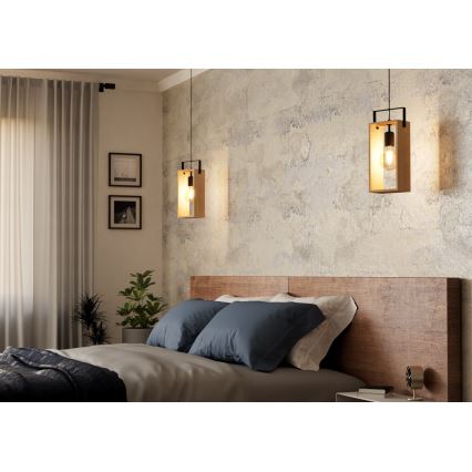 Eglo 43413 - Ljuskrona med snöre FAMBOROUGH 1xE27/40W/230V