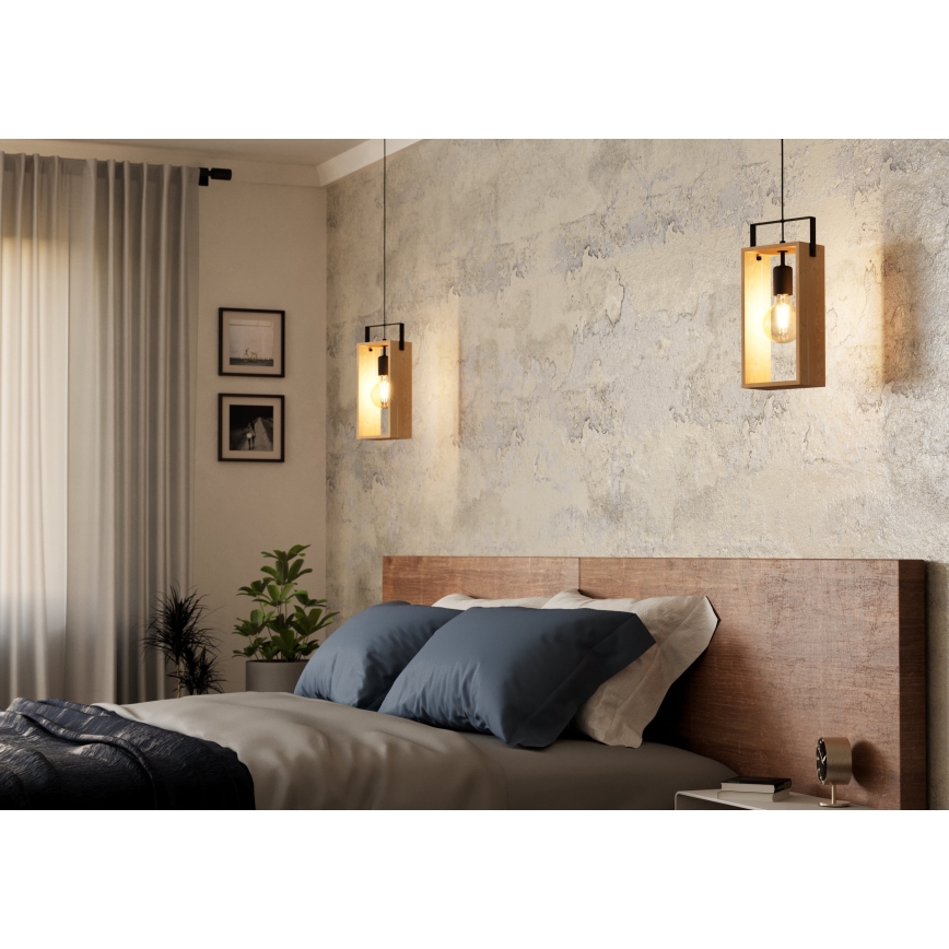 Eglo 43413 - Ljuskrona med snöre FAMBOROUGH 1xE27/40W/230V