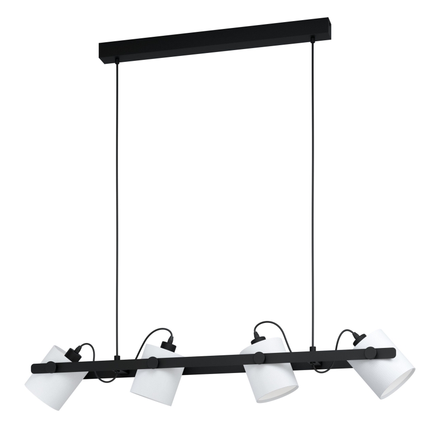 Eglo 43425 - Ljuskrona med snöre HORNTREE 1 4xE27/28W/230V
