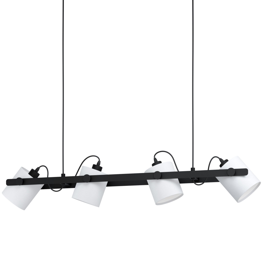 Eglo 43425 - Ljuskrona med snöre HORNTREE 1 4xE27/28W/230V