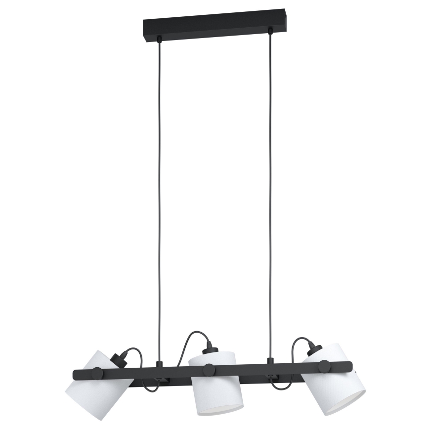 Eglo 43426 - Ljuskrona med snöre HORNTREE 1 3xE27/28W/230V
