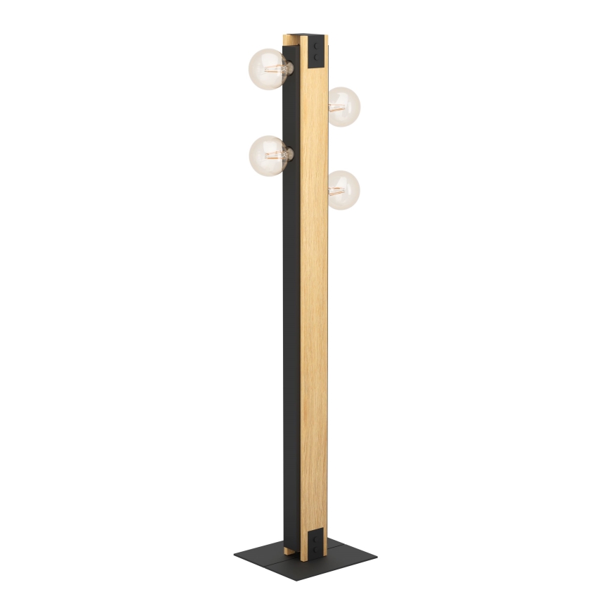 Eglo 43471 - Golvlampa LAYHAM 4xE27/60W/230V