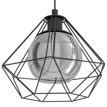 Eglo 43482 - Ljuskrona med snöre VERNHAM 1xE27/40W/230V