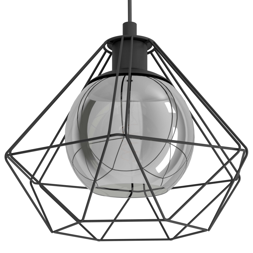 Eglo 43482 - Ljuskrona med snöre VERNHAM 1xE27/40W/230V