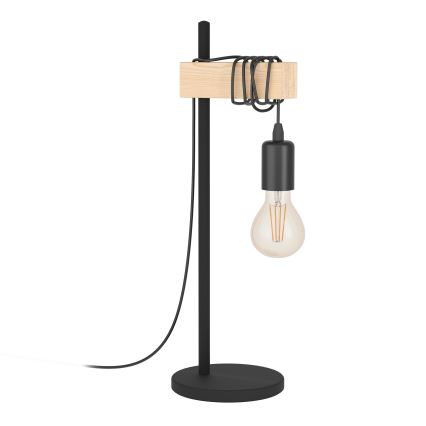 Eglo - Bordslampa TOWNSHEND 1xE27/10W/230V - FSC certifierade
