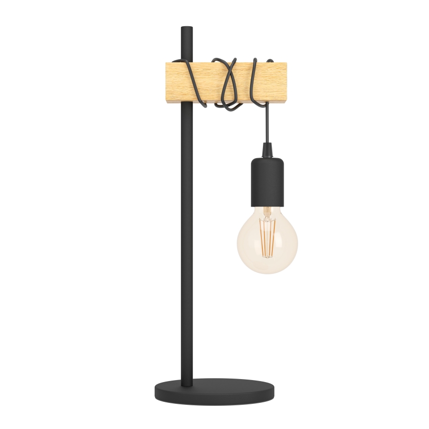 Eglo - Bordslampa TOWNSHEND 1xE27/10W/230V - FSC certifierade