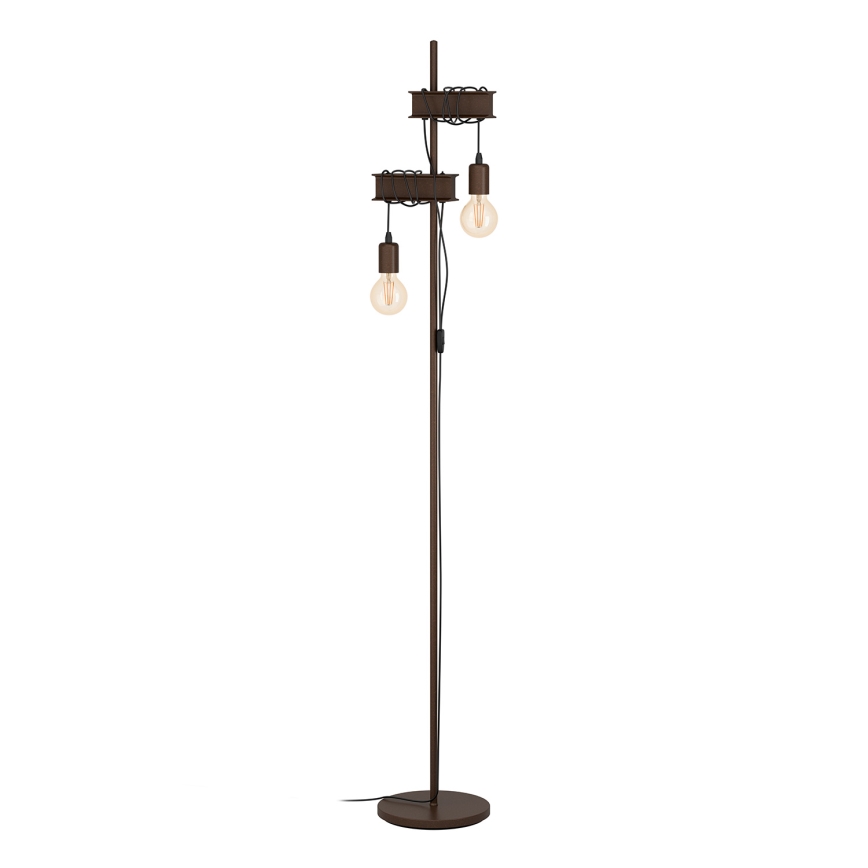 Eglo - Golv lampa TOWNSHEND 2xE27/10W/230V