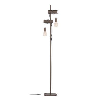 Eglo - Golv lampa TOWNSHEND 2xE27/10W/230V