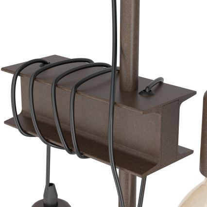 Eglo - Golv lampa TOWNSHEND 2xE27/10W/230V