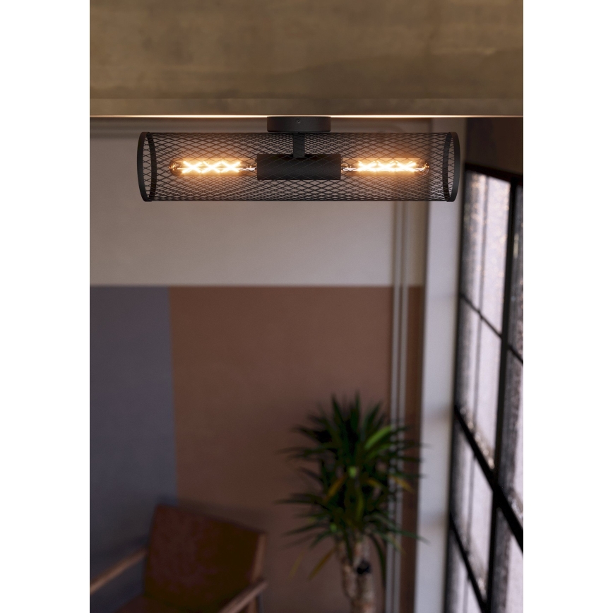 Eglo - Vägglampa  2xE27/40W/230V