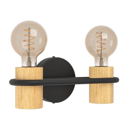 Eglo - Vägglampa 2xE27/40W/230V