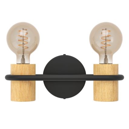 Eglo - Vägglampa 2xE27/40W/230V
