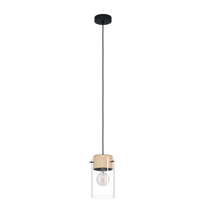 Eglo - Ljusskrona med upphängningsrem  1xE27/28W/230V