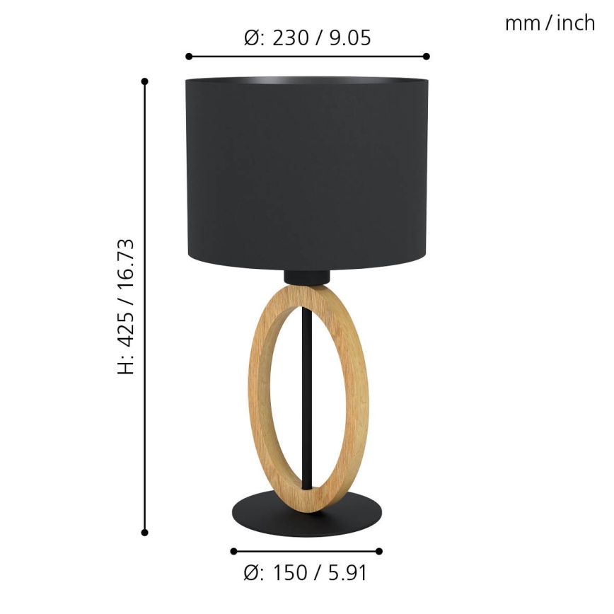 Eglo - Bordslampa  1xE27/40W/230V