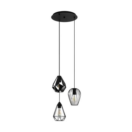 Eglo - Takkkrona på ett snöre  3xE27/40W/230V