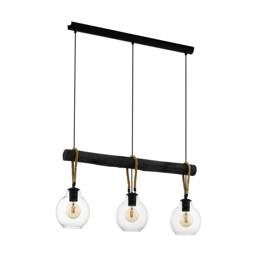 Eglo - Takkkrona på ett snöre  3xE27/40W/230V