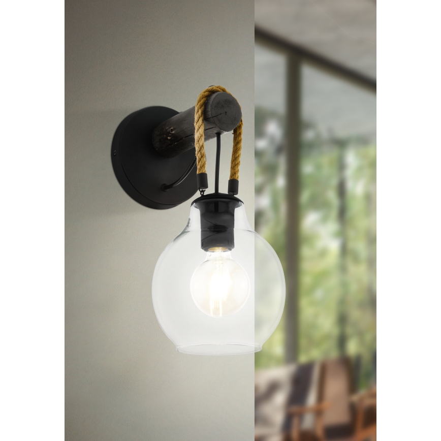 Eglo - Vägglampa  1xE27/40W/230V
