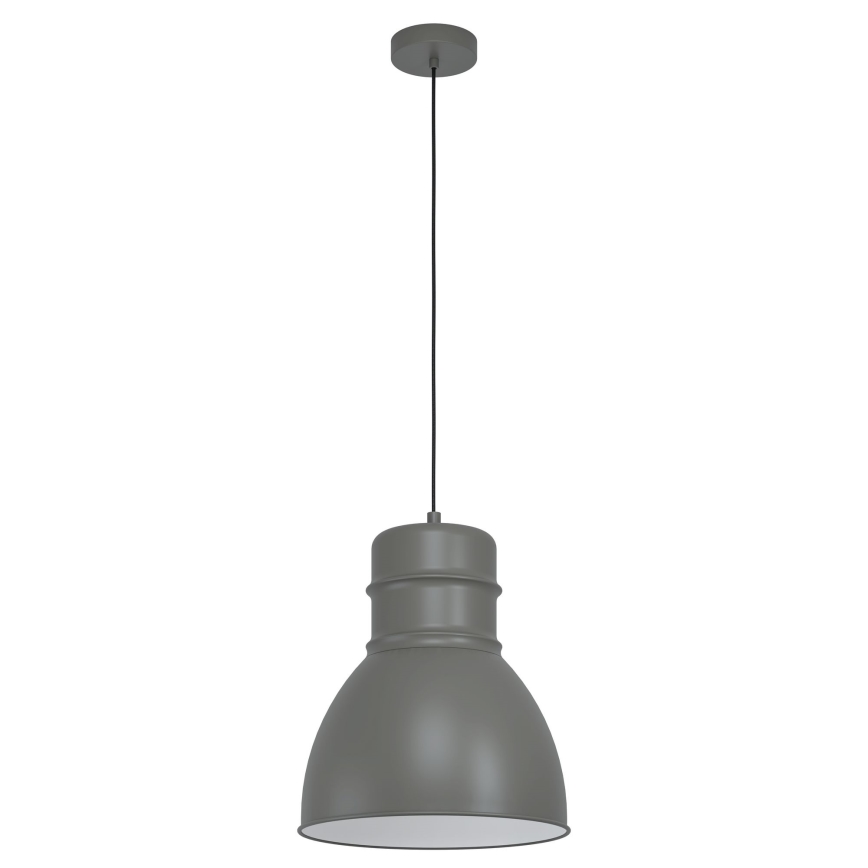 Eglo - Takkkrona på ett snöre  1xE27/60W/230V grå