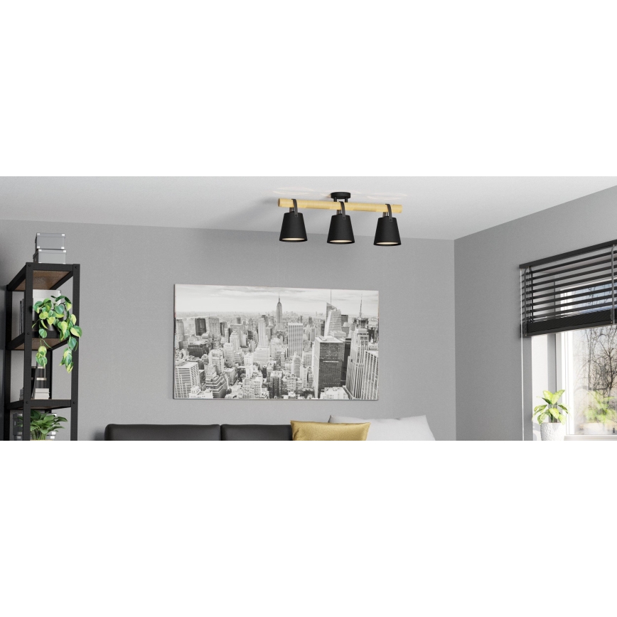 Eglo - Takmonterad taklampa 3xE27/10W/230V