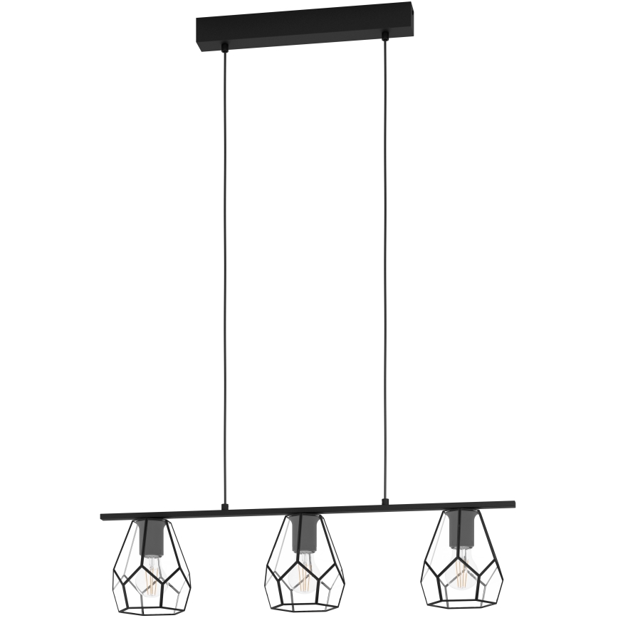 Eglo - Takkkrona på ett snöre  3xE27/40W/230V