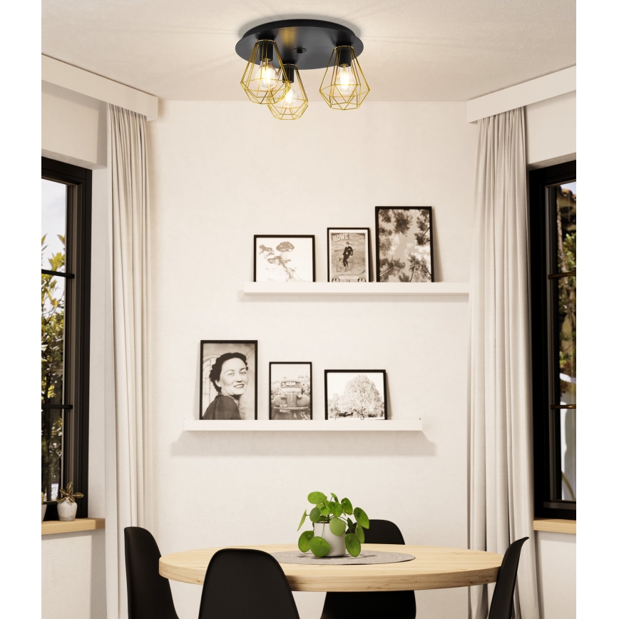 Eglo - Taklampa  3xE27/40W/230V