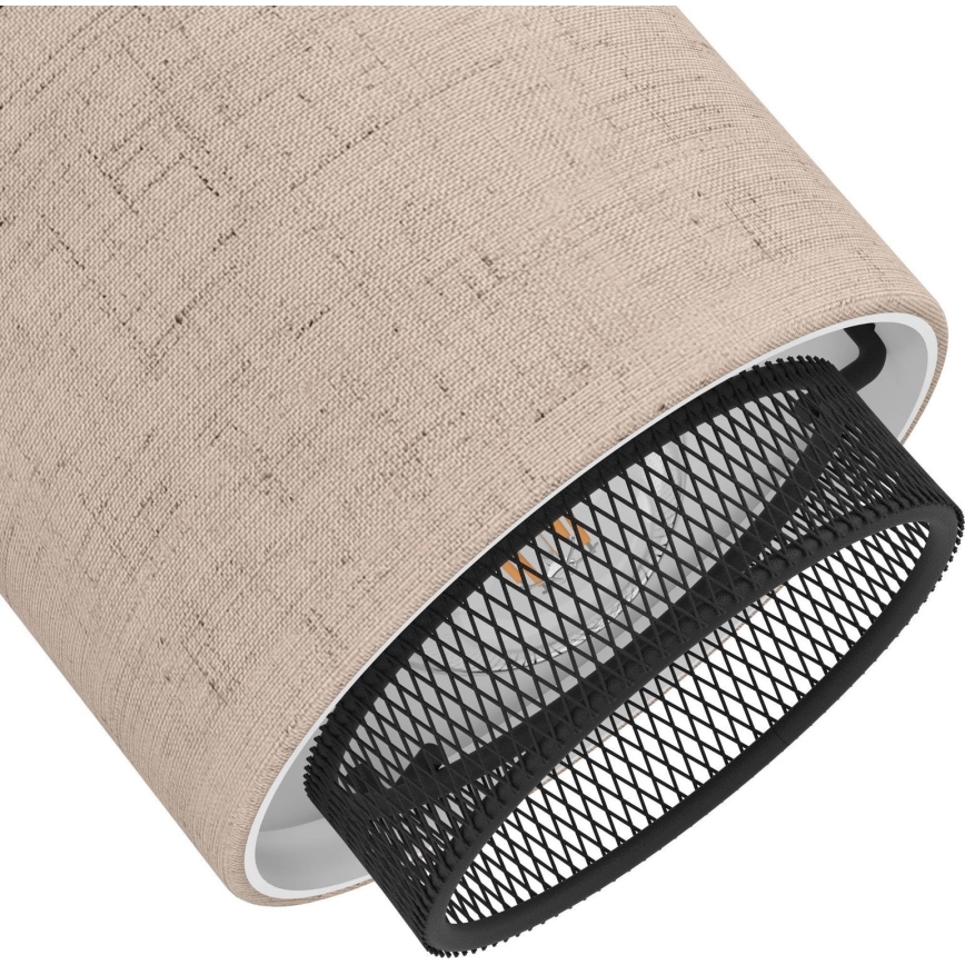 Eglo - Väggspotlight 1xE14/40W/230V svart/beige