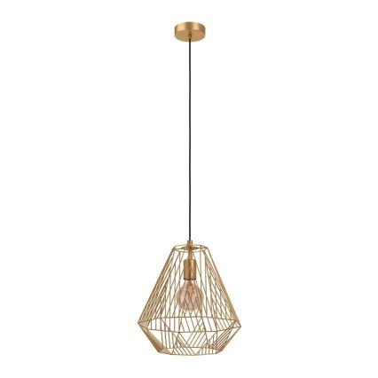 Eglo - Takkkrona på ett snöre  1xE27/40W/230V gold