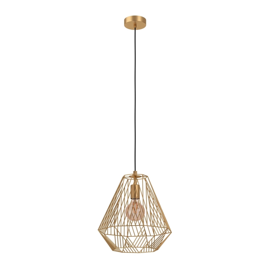 Eglo - Takkkrona på ett snöre  1xE27/40W/230V gold