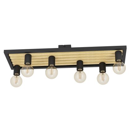 Eglo - Taklampa 6xE27/40W/230V