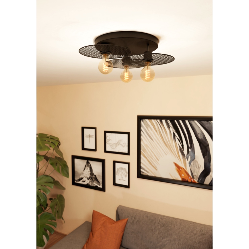 Eglo - Taklampa 3xE27/40W/230V