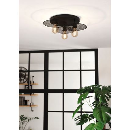 Eglo - Taklampa 3xE27/40W/230V