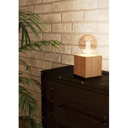 Eglo - Bordslampa 1xE27/40W/230V beige