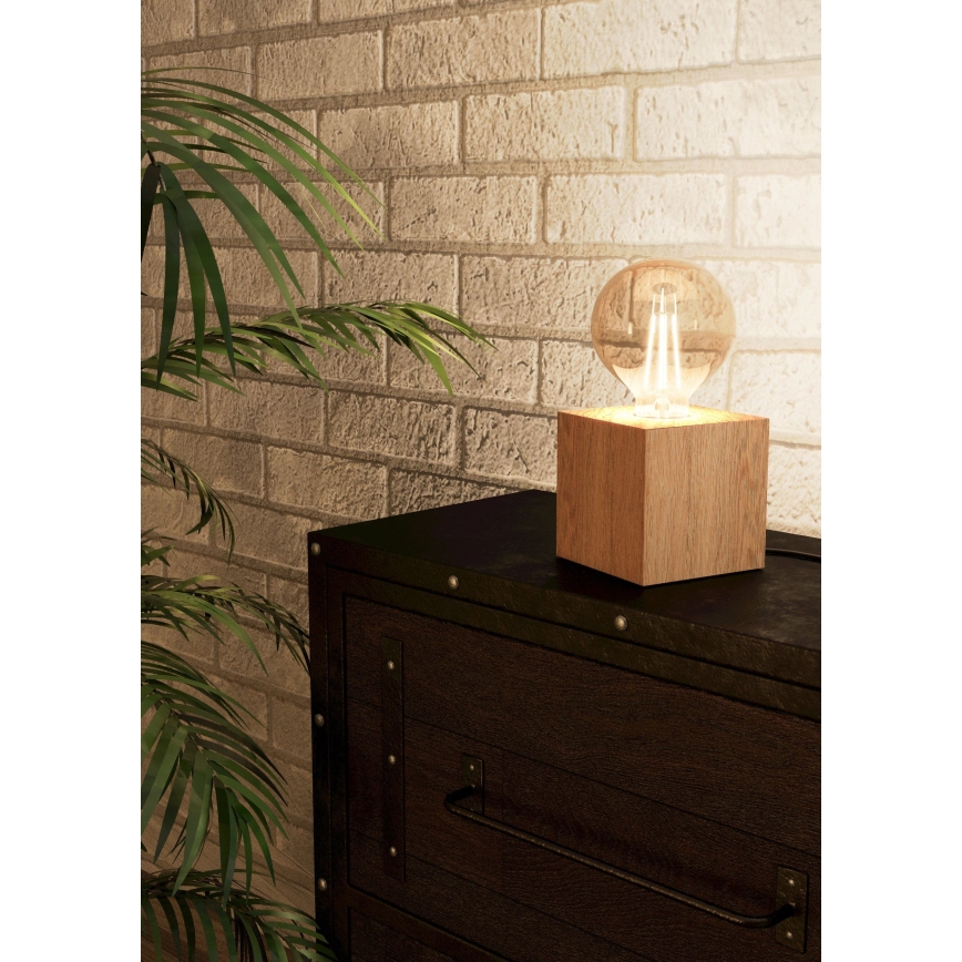 Eglo - Bordslampa 1xE27/40W/230V beige