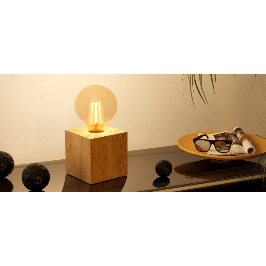 Eglo - Bordslampa 1xE27/40W/230V beige