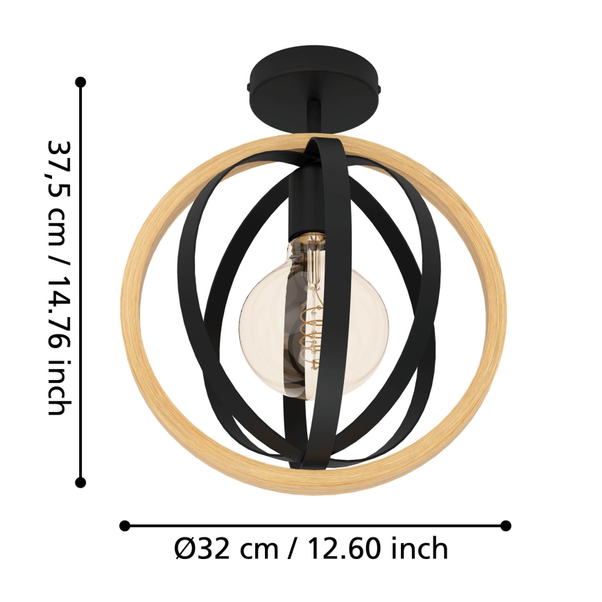 Eglo - Taklampa 1xE27/40W/230V