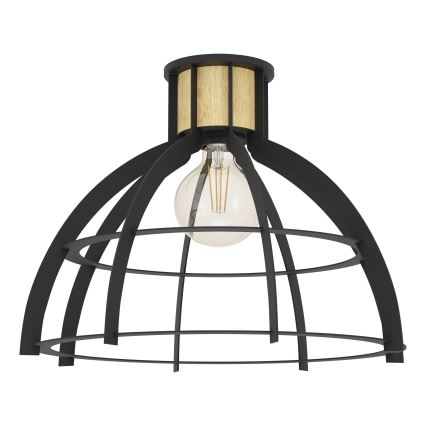 Eglo - Taklampa 1xE27/40W/230V svart