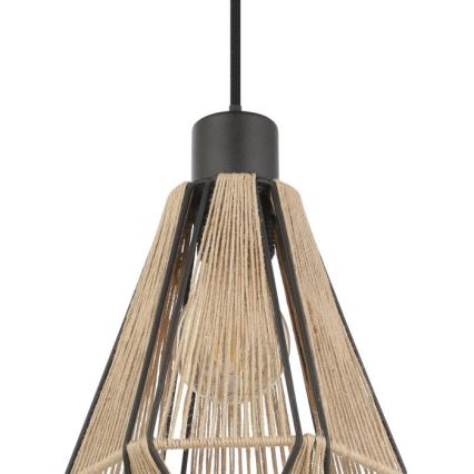Eglo - Ljuskrona med upphängningsrem 1xE27/40W/230V