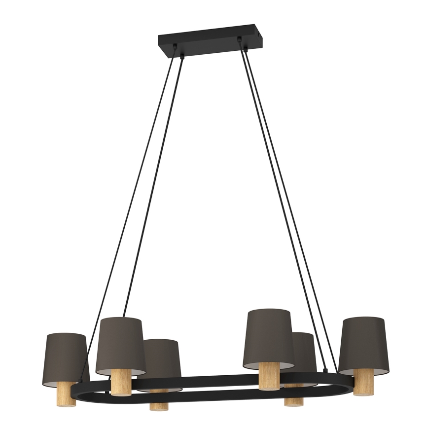 Eglo - Taklampa med 6xE27/40W/230V