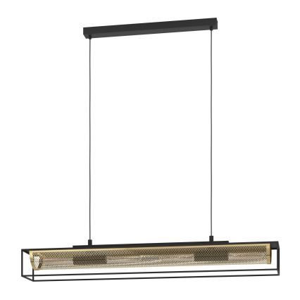 Eglo - Ljuskrona med textilsladd 4xE27/40W/230V