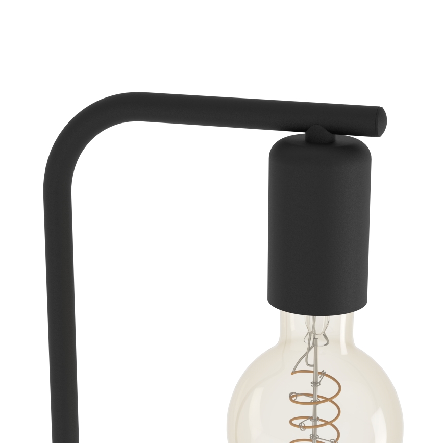 Eglo - Golvlampa 1xE27/40W/230V svart