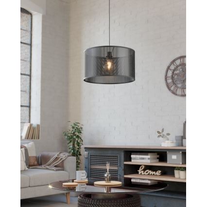 Eglo - Ljuskrona med textilsladd 1xE27/40W/230V