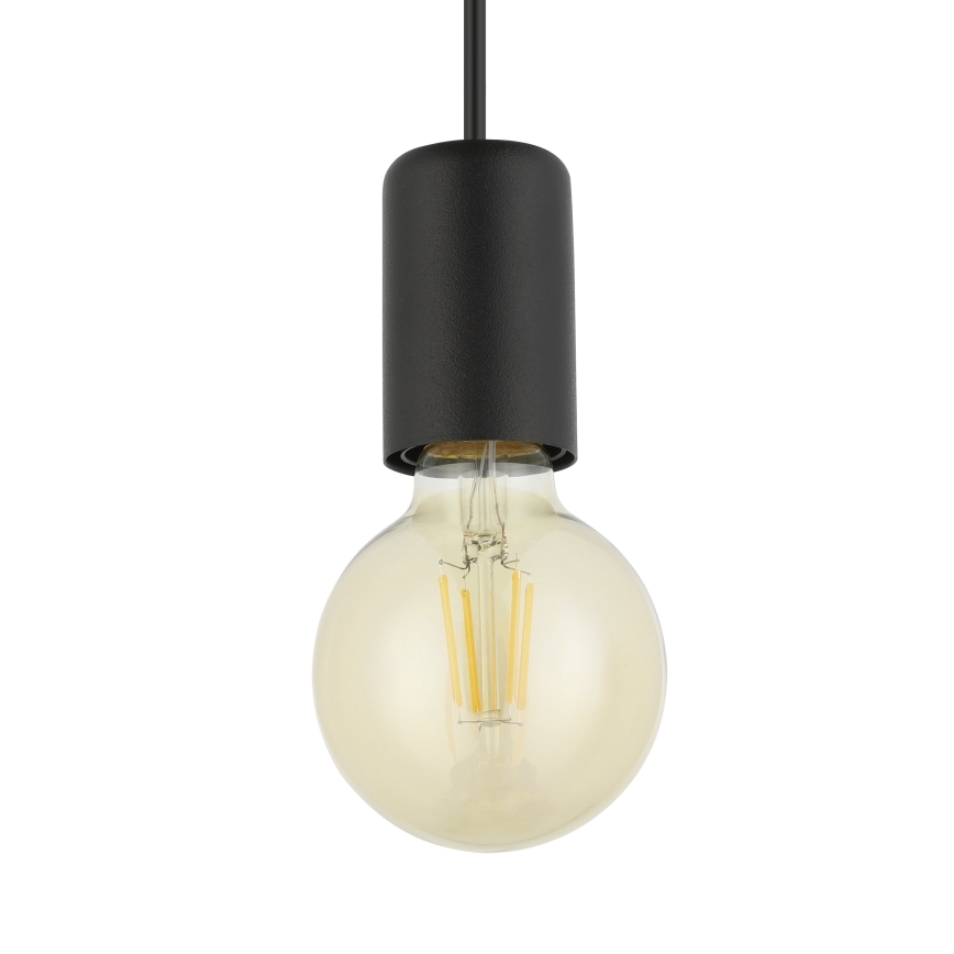 Eglo - Ljuskrona med textilsladd 4xE27/40W/230V