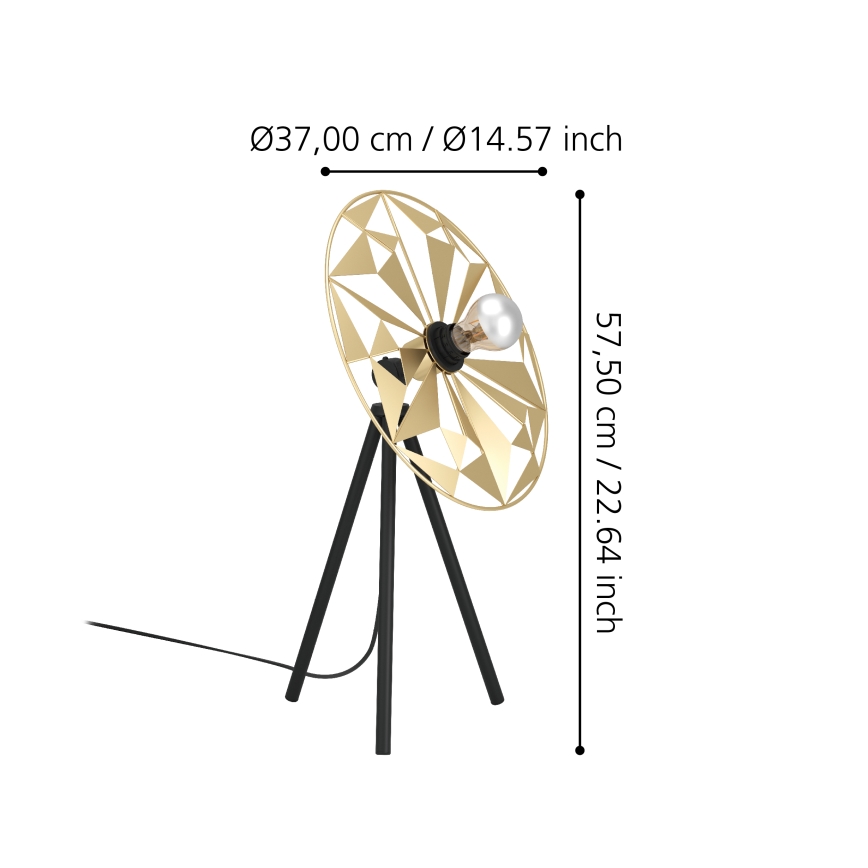 Eglo - Bordslampa 1xE27/40W/230V