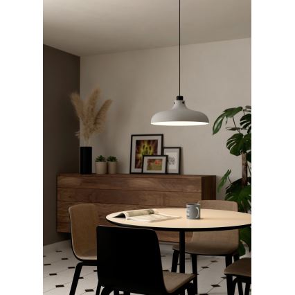 Eglo - Ljuskrona med textilsladd 1xE27/40W/230V