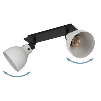 Eglo 43828 - Spotlight MATLOCK 2xE27/40W/230V