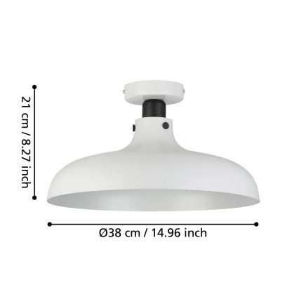 Eglo - Taklampa 1xE27/40W/230V