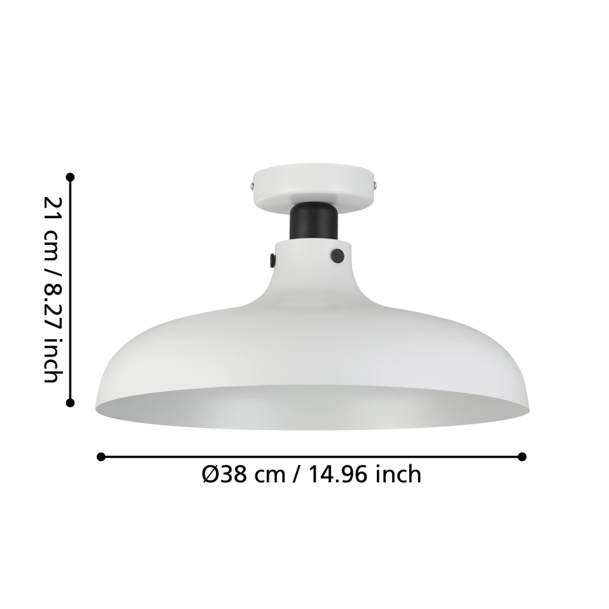Eglo - Taklampa 1xE27/40W/230V