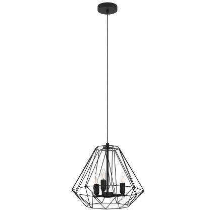 Eglo - Ljuskrona med upphängningsrem 3xE14/40W/230V
